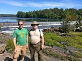 Andy & Jeff at the Washington Aqueduct Dam