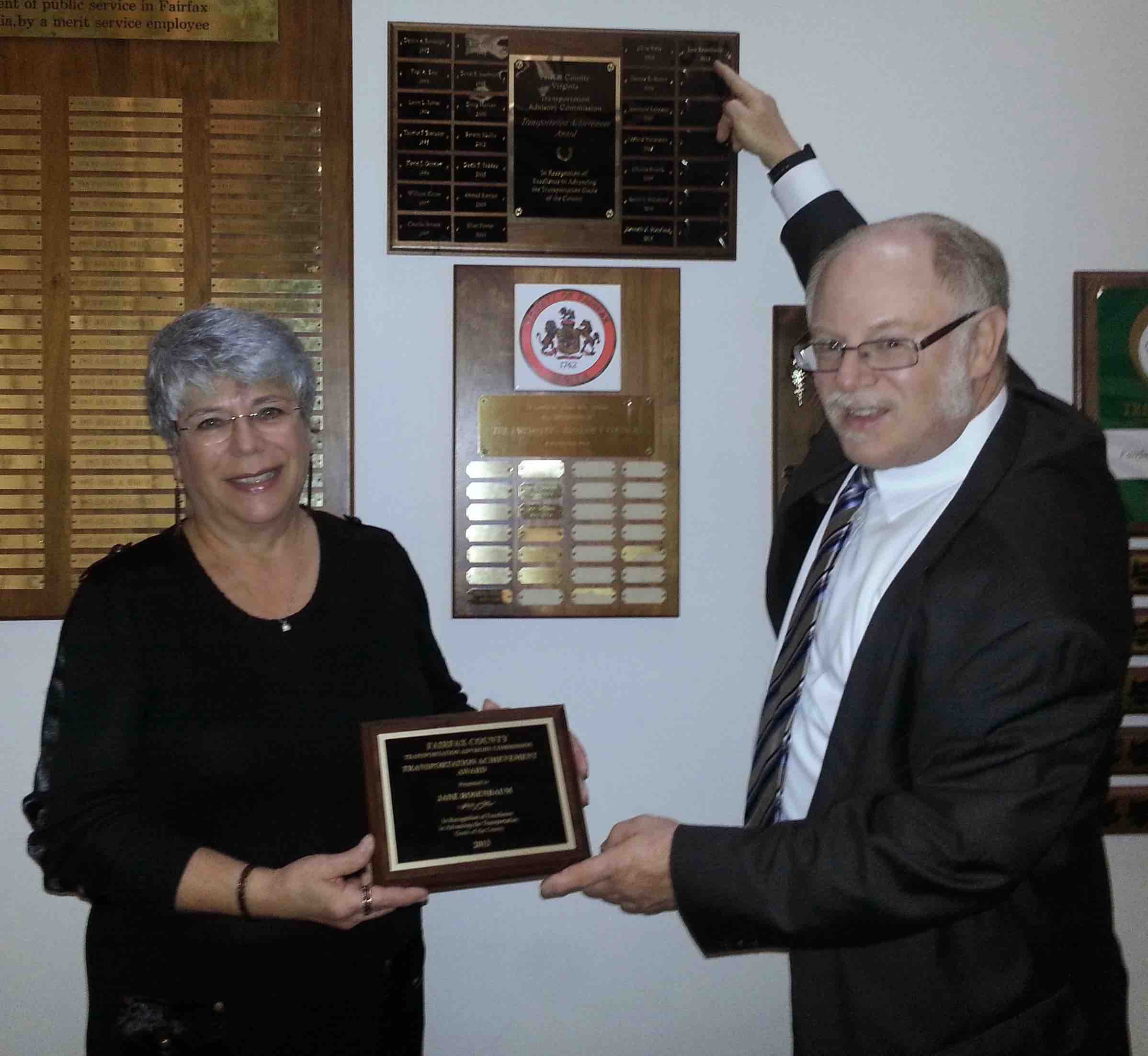 Jane Rosenbaum gets 2013 TAC Award