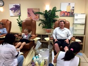 Isis Daddy Daughter Pedicures
